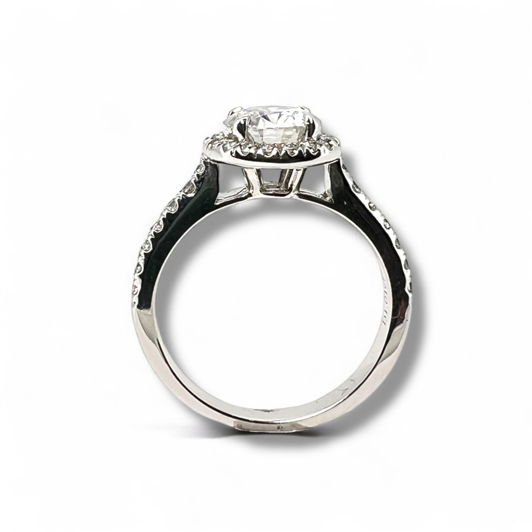 Luna Halo – Women's Moissanite Wedding Ring