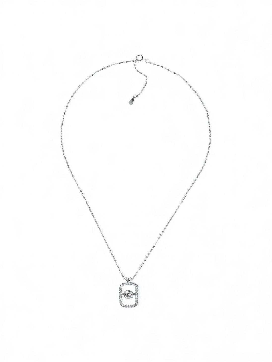 สร้อยคอและจี้ Moissanite หรูหรา LB LuxeBrilliance
