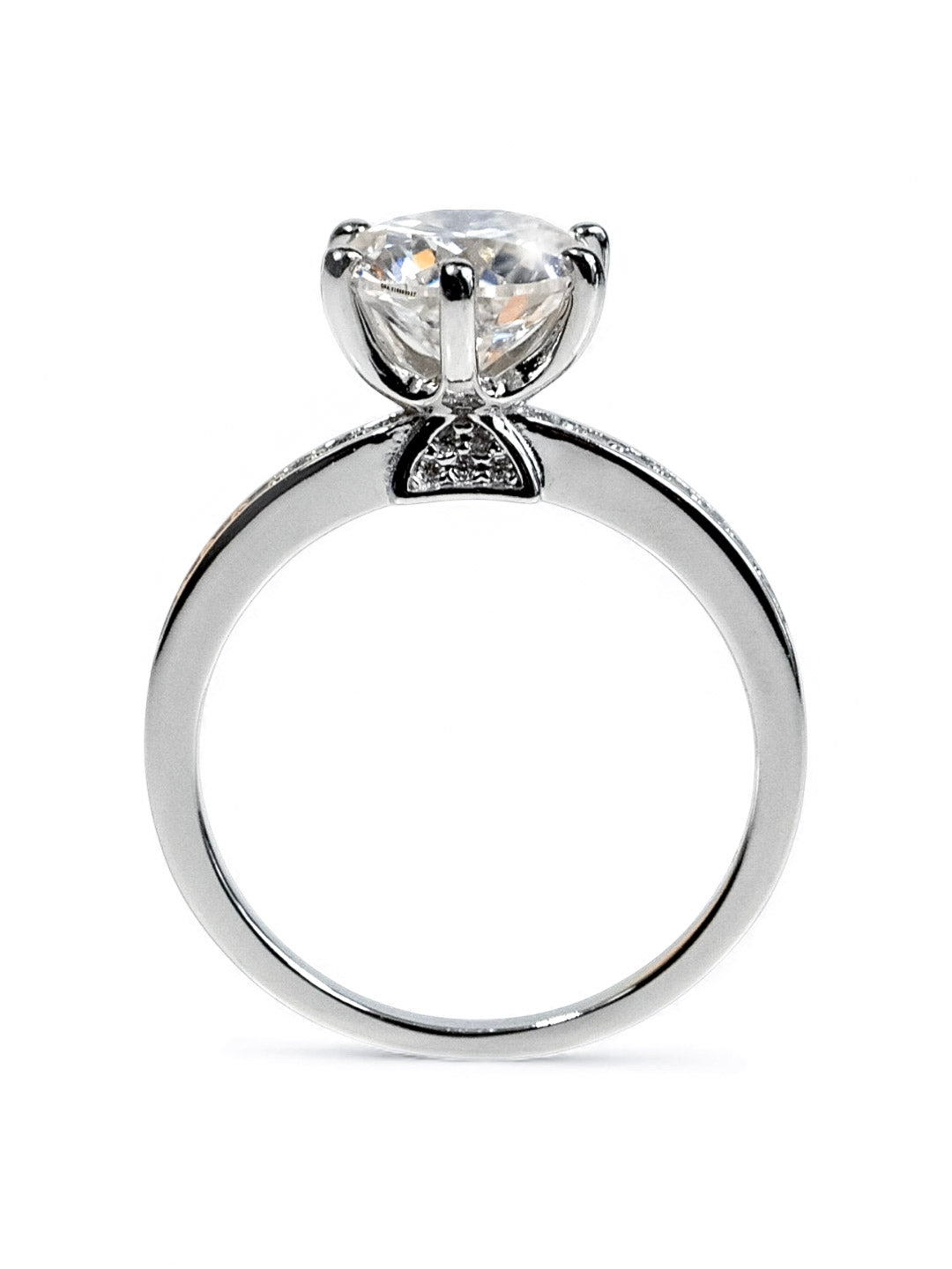 Eternal Spark – Moissanite Engagement Ring 2.0ct (D Color, VS1)