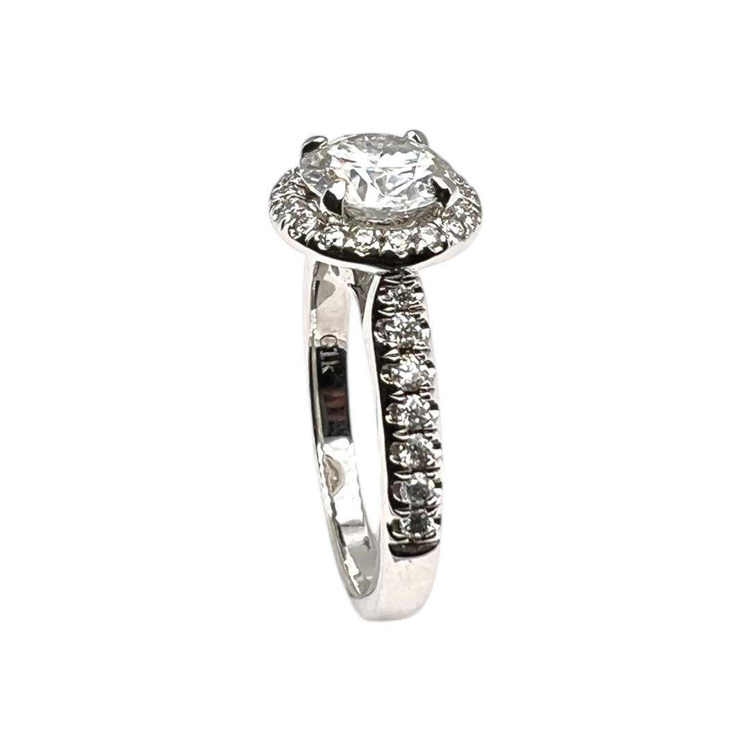 Luna Halo – Women's Moissanite Wedding Ring