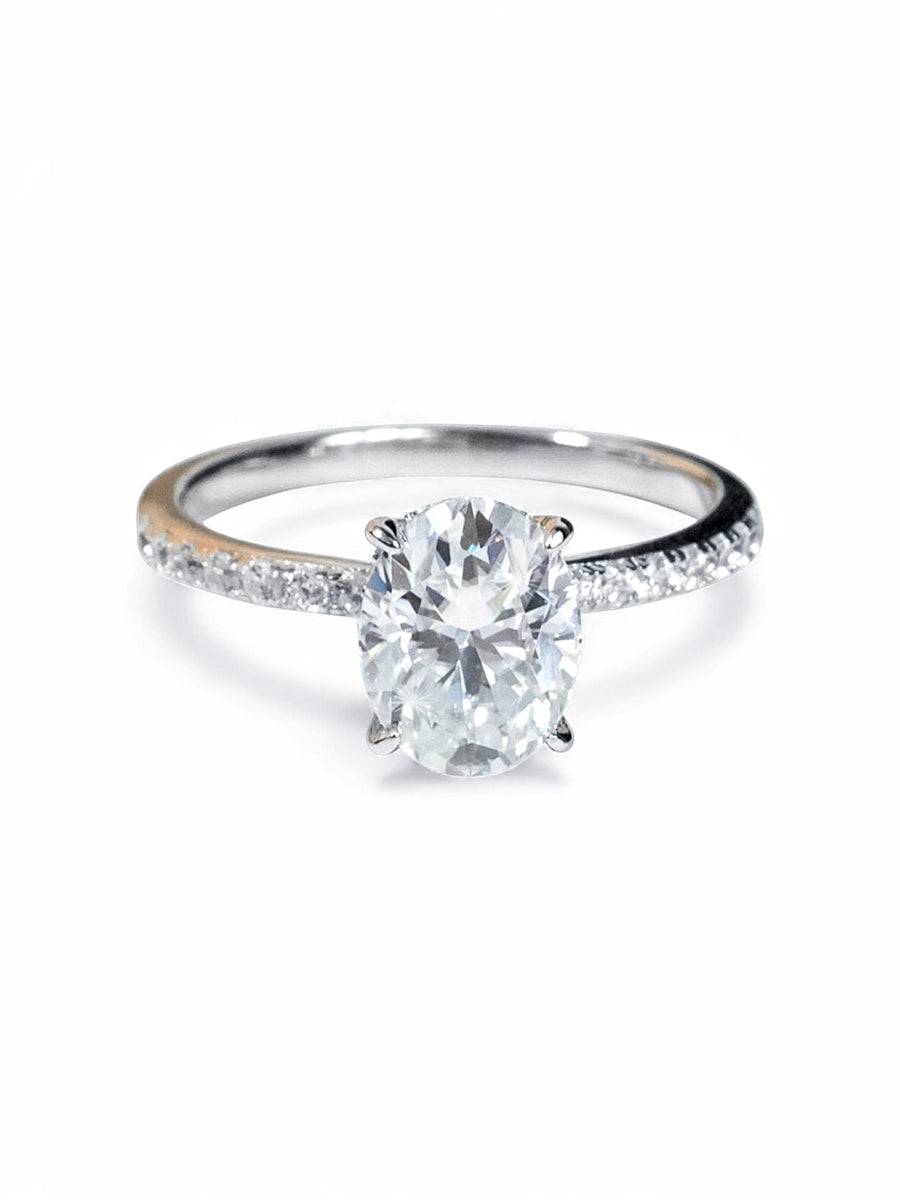 Pure Vow – Moissanite Wedding Ring for Women | LB LuxeBrilliance