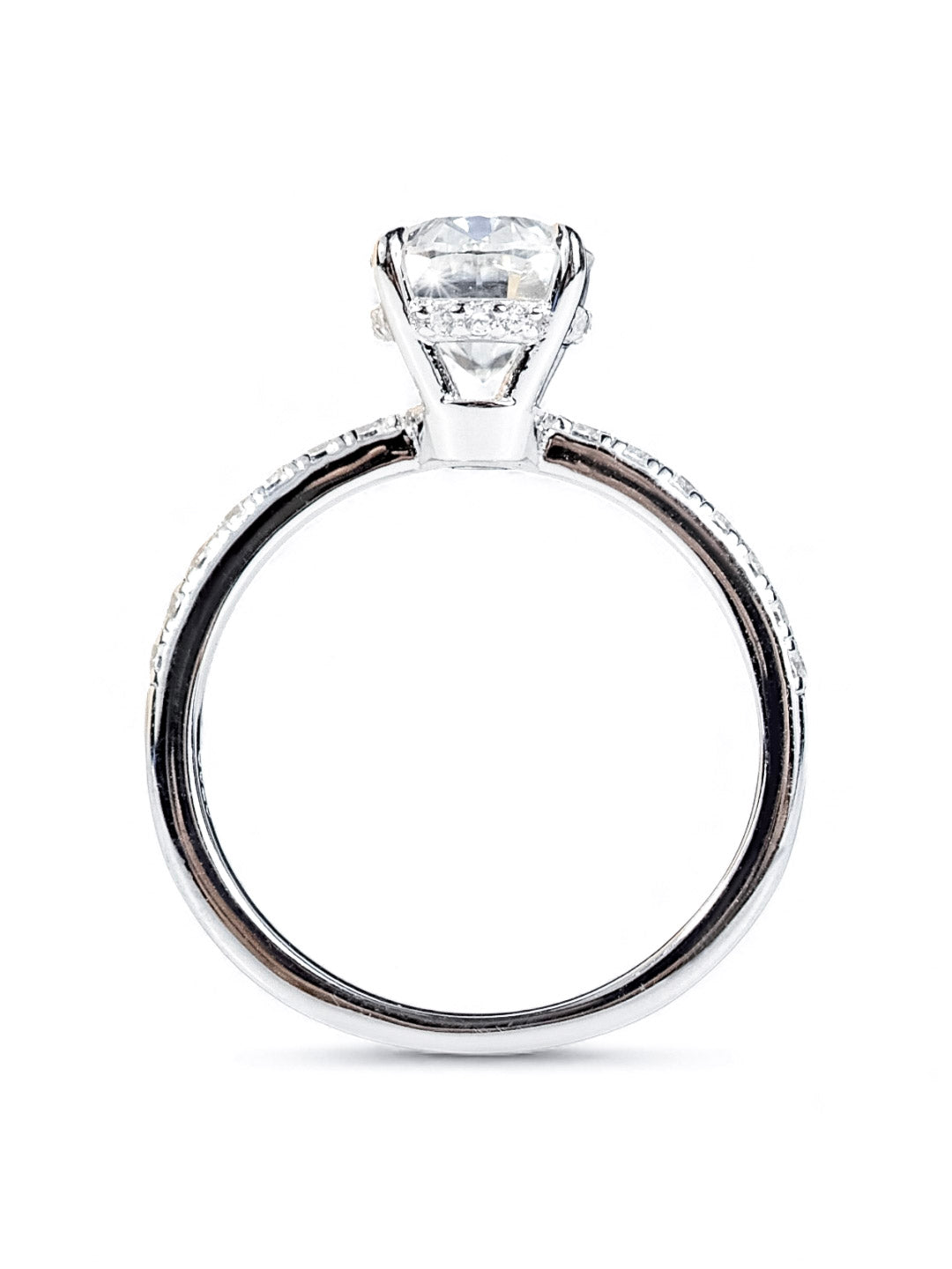 Pure Vow – Moissanite Wedding Ring for Women | LB LuxeBrilliance