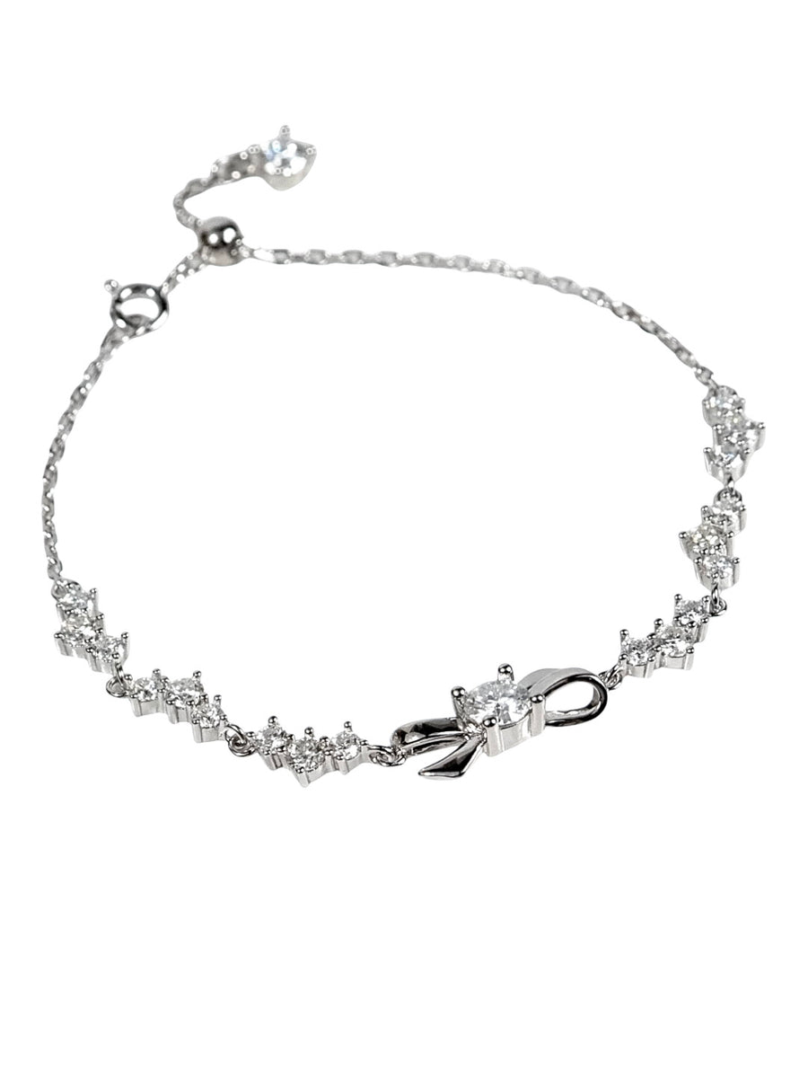 Bow Sparkle – Moissanite Bracelet 1.0ct D VS1 | LB LuxeBrilliance