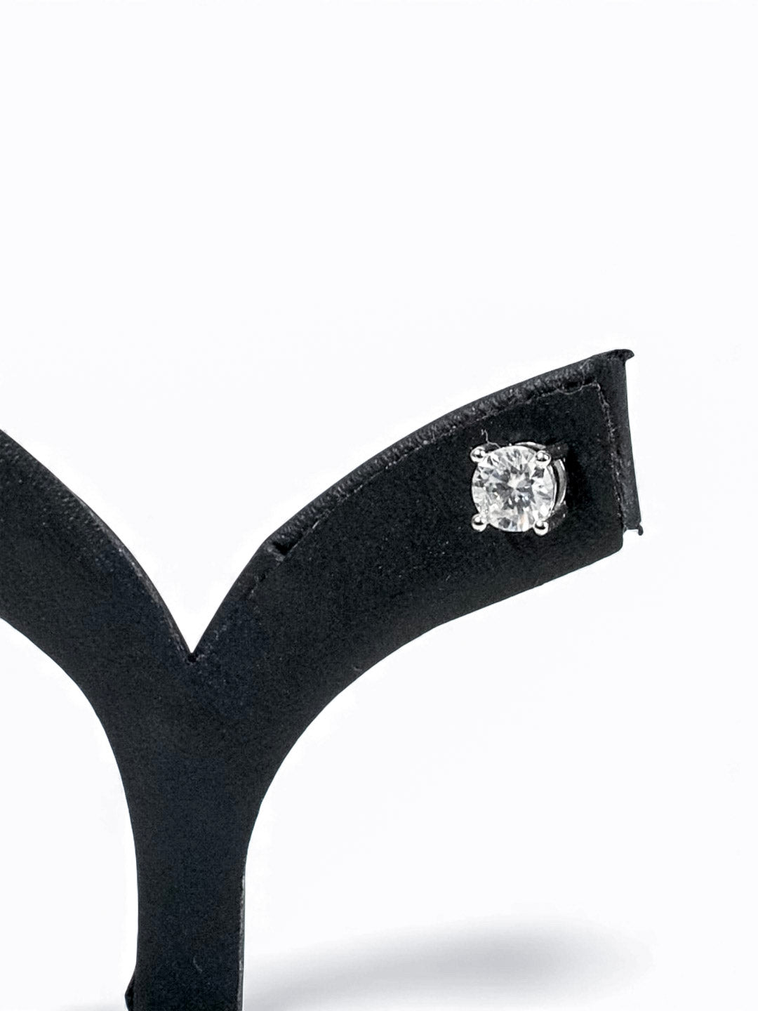 Moissanite Stud Earrings 2.0ct D Color VS1 | Brilliance Solitaire | LB LuxeBrilliance