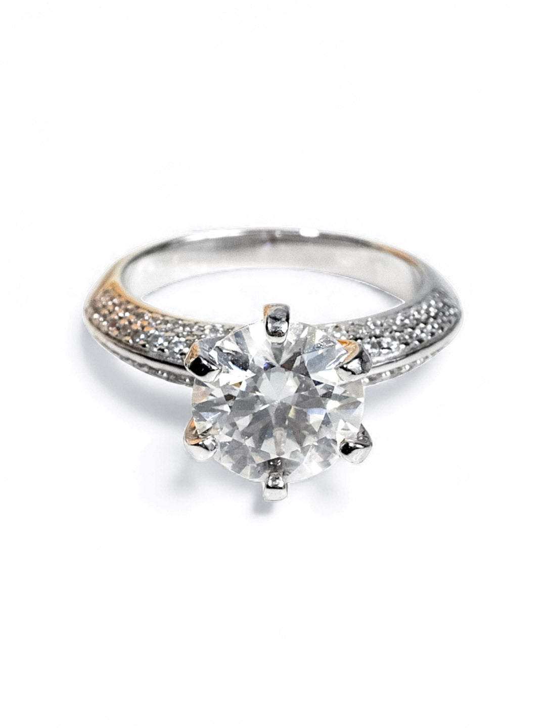 Celestial Crown – แหวนหมั้น Moissanite 1ct น้ำ D VS1 | LB LuxeBrilliance
