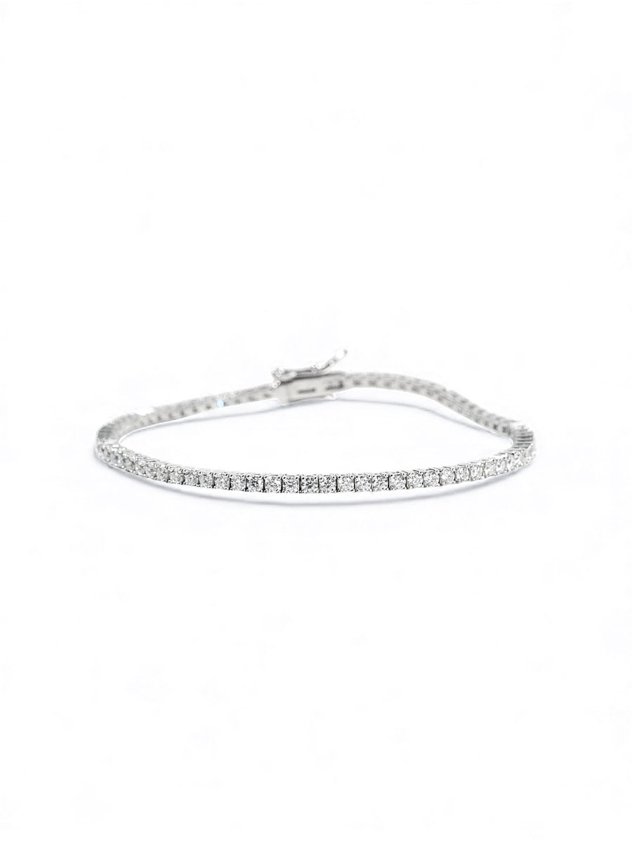 Eternal Tennis – Moissanite Tennis Bracelet 2.0mm–4.0mm | LB LuxeBrilliance