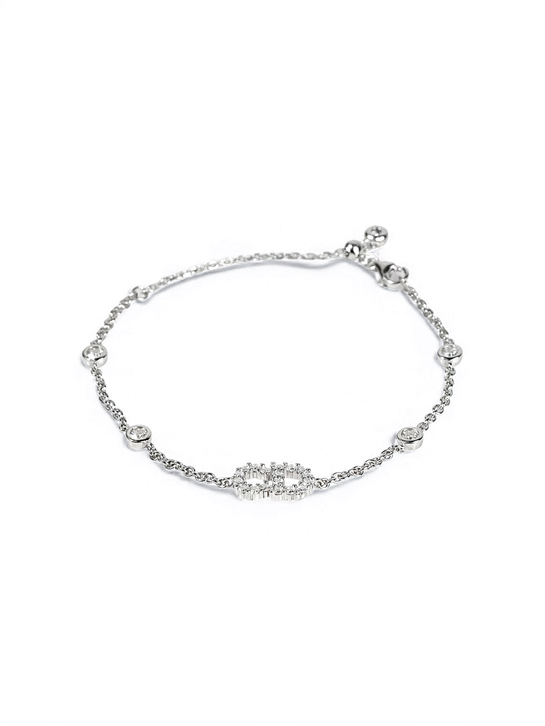 Infinity Grace – Moissanite Chain Bracelet กำไลข้อมือหรู | LB LuxeBrilliance
