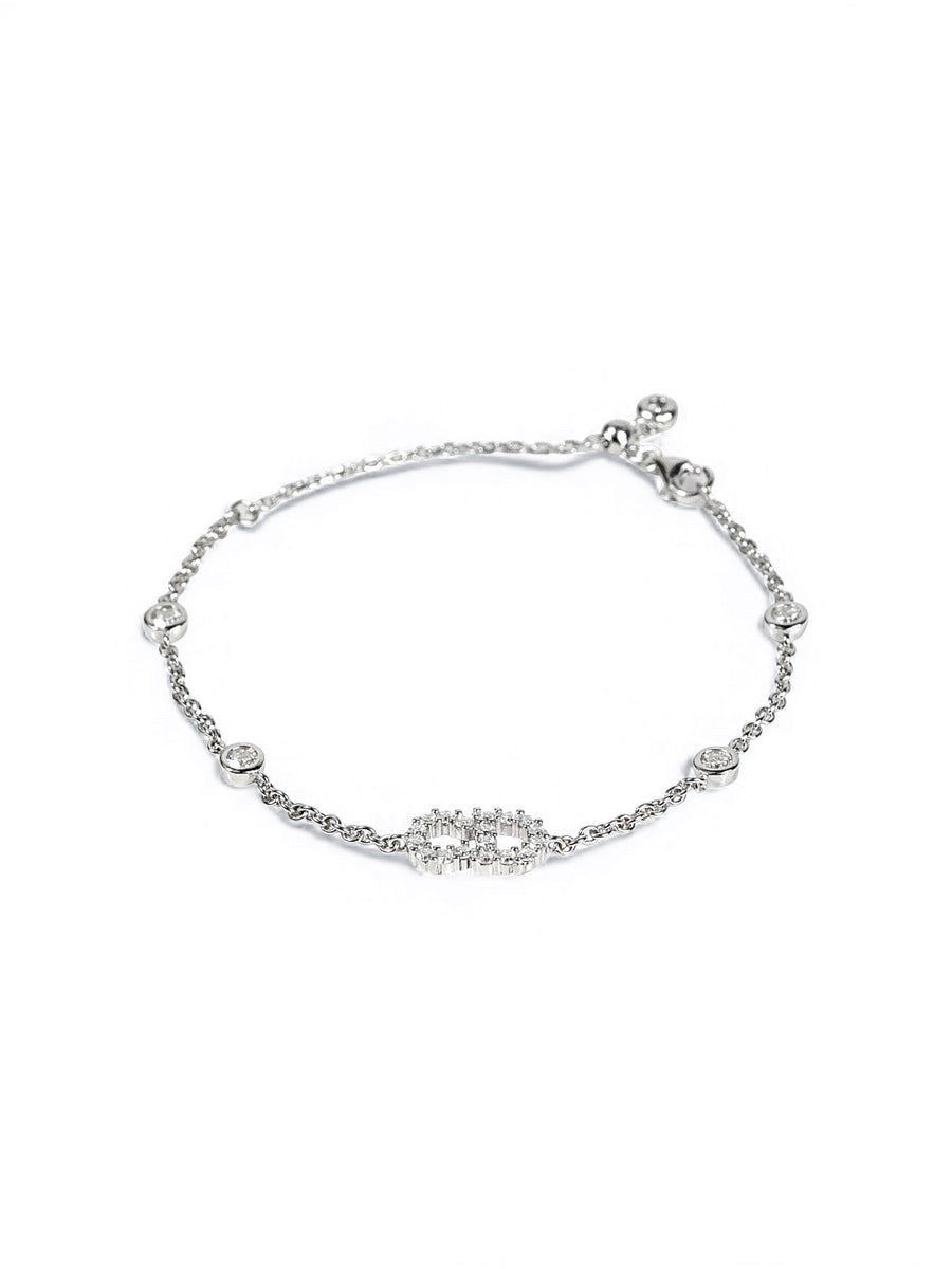 Infinity Grace – Moissanite Chain Bracelet กำไลข้อมือหรู | LB LuxeBrilliance

