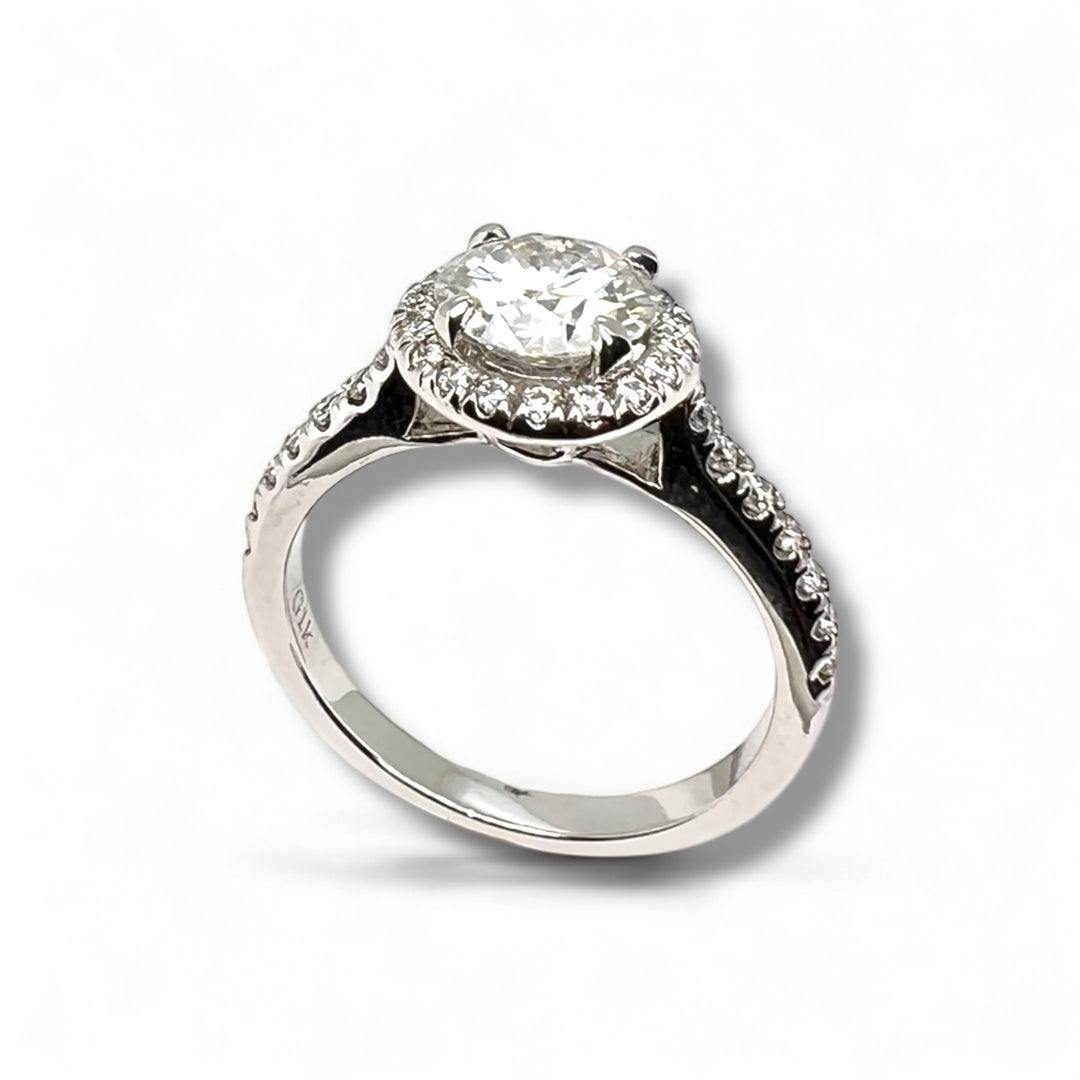 Luna Halo – Women's Moissanite Wedding Ring